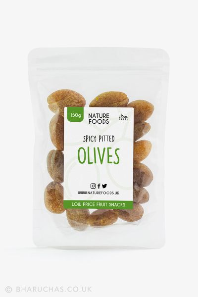Spicy Pitted Olives (150g)