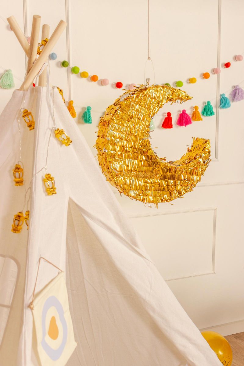 Gold Moon Pinata (Damaged)