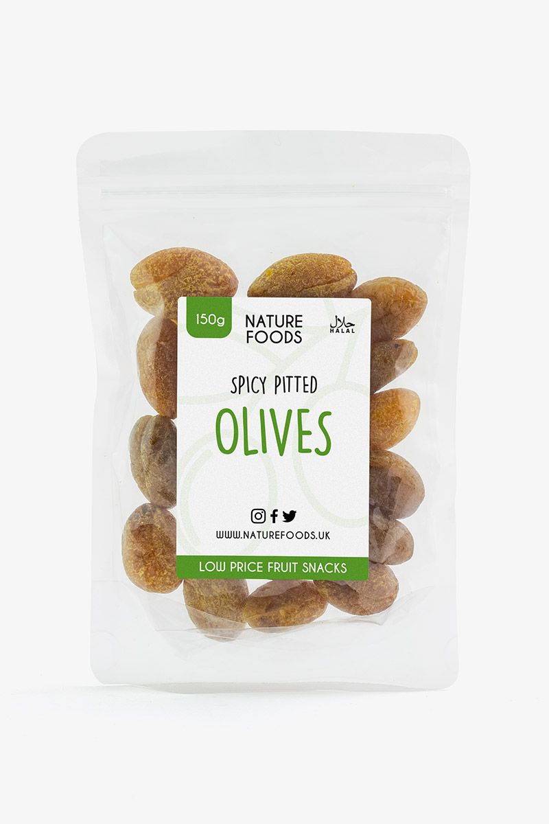 Spicy Pitted Olives (150g)