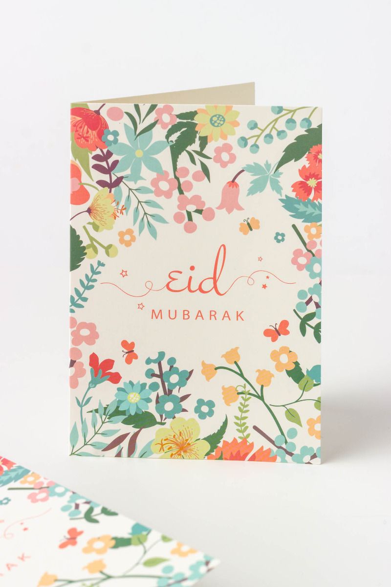 Eid Mubarak Greeting Cards (Pack of 5)
