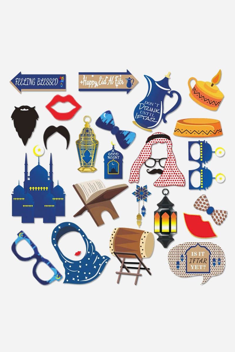 Muslim Eid Mubarak & Ramadan Photo Booth Props