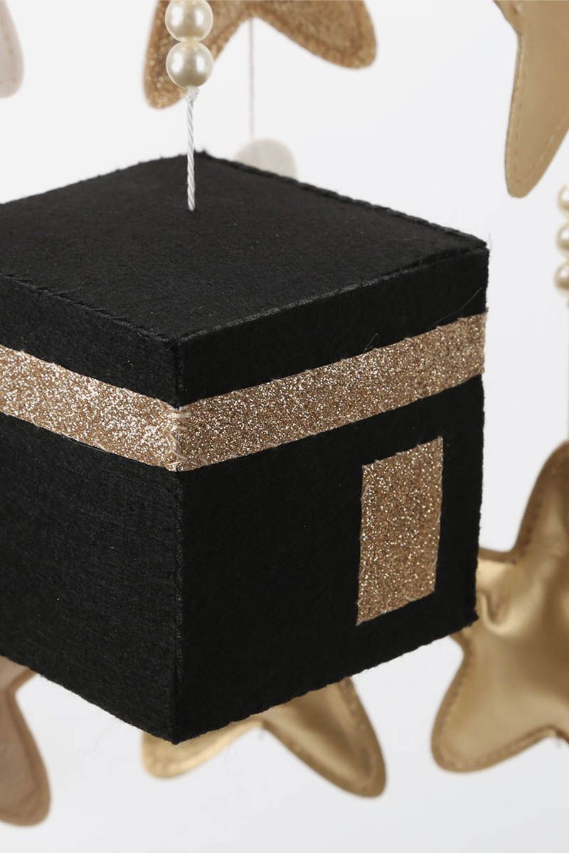 Baby Mobile – Kaaba with Gold Moon & Stars