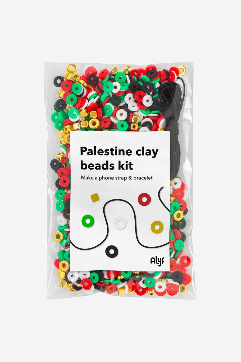 Palestine Themed Clay Beads DIY Kit – Smartphone Strap & Bracelet