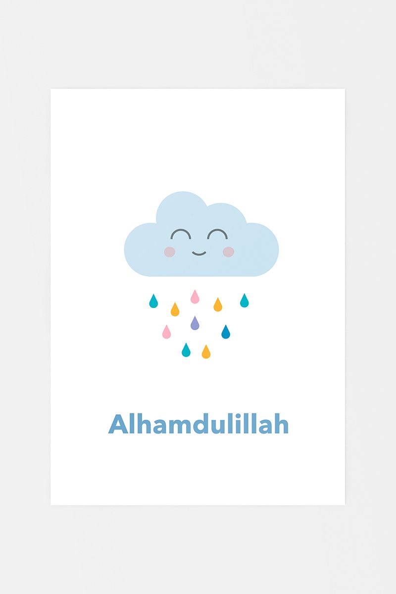 Alhamdulillah Cloud Poster