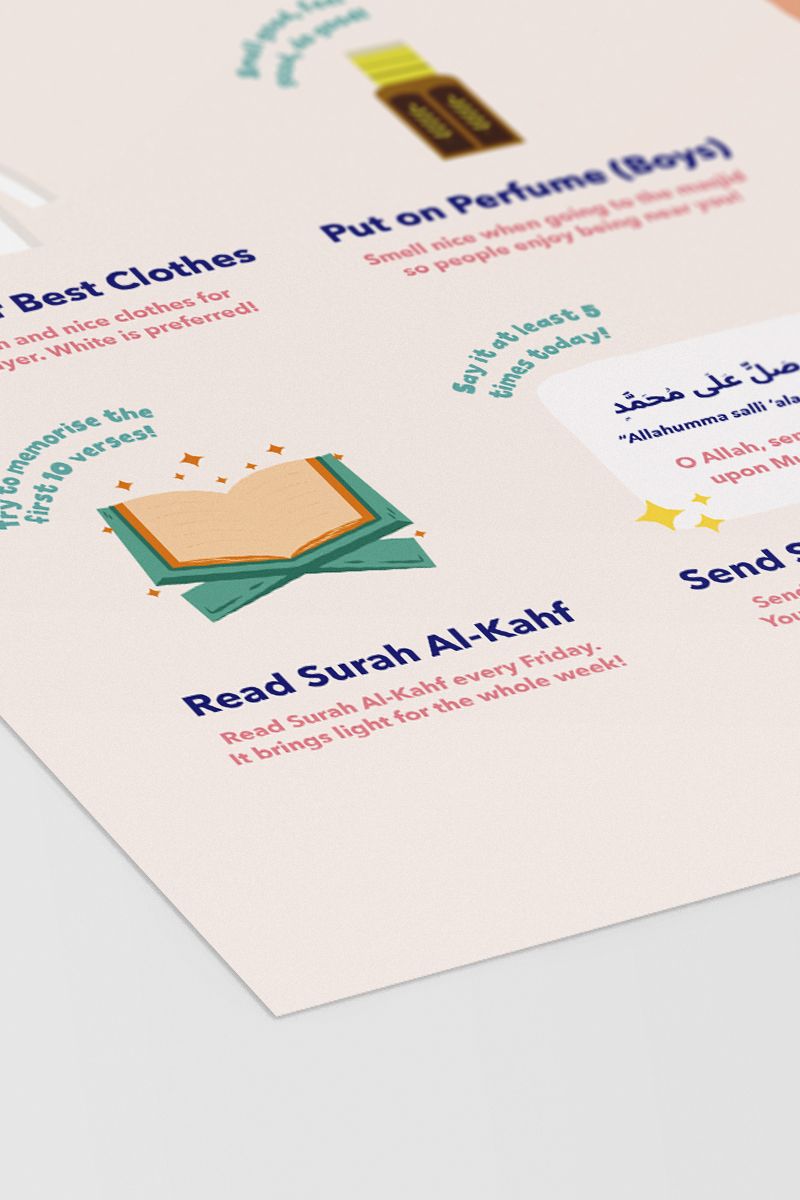 9 Sunnahs of Friday Poster