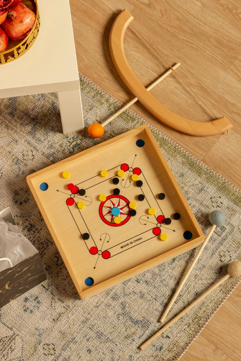 4-in-1 Wooden Board Games