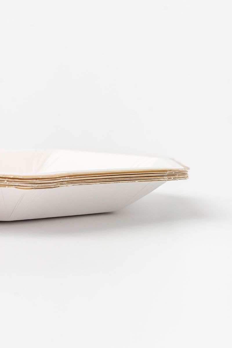 23cm White Paper Plates (Pack of 8)