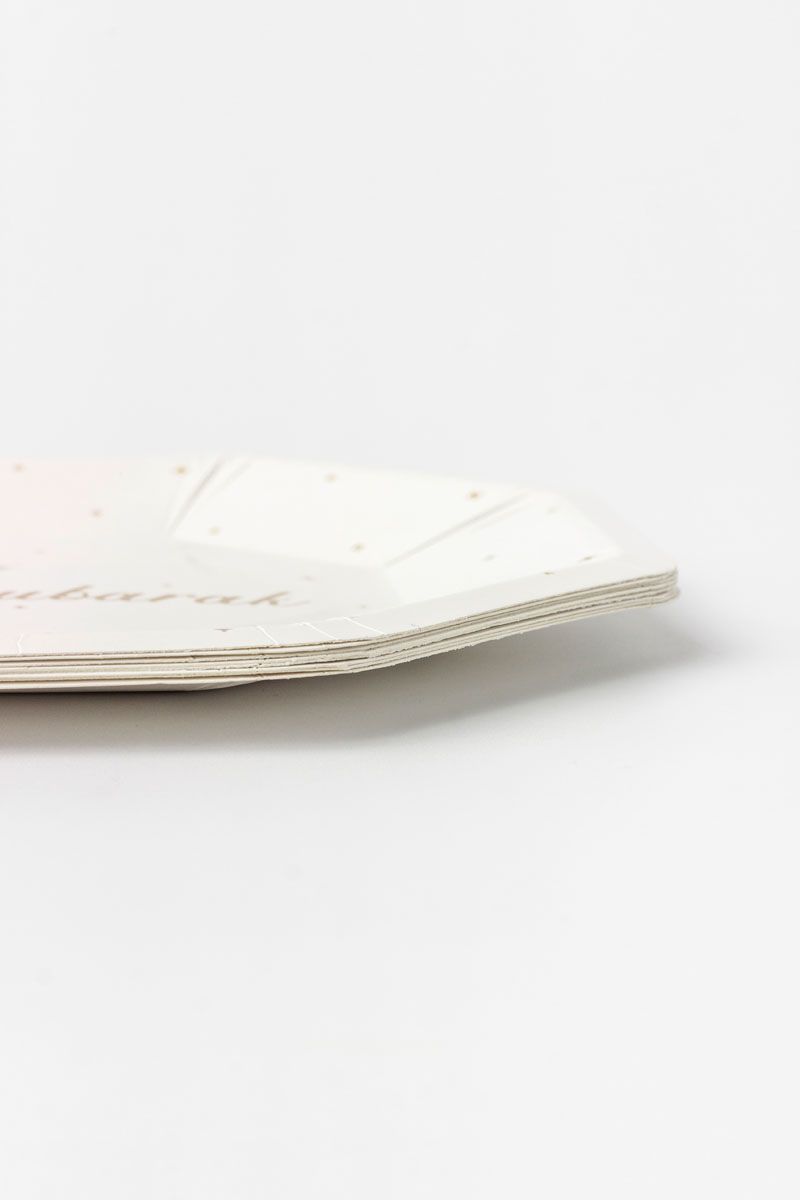 18cm White Paper Plates (Pack of 8)