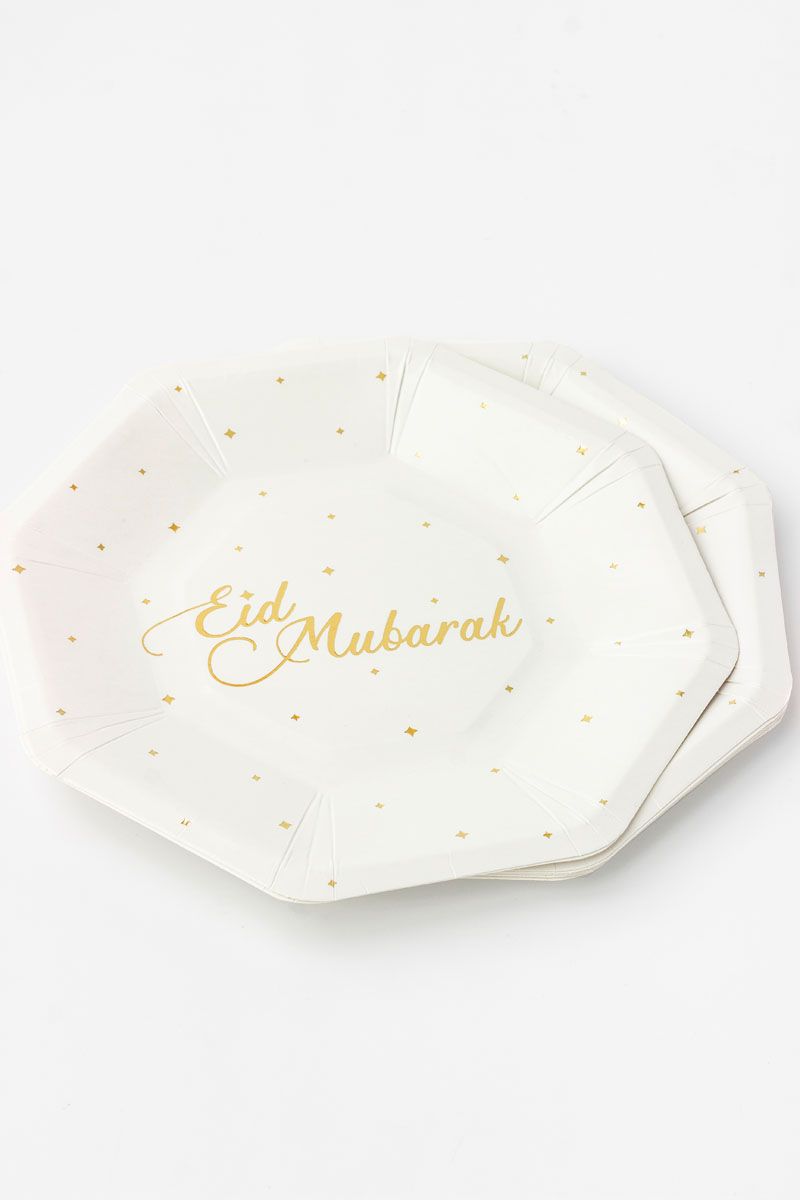 18cm White Paper Plates (Pack of 8)