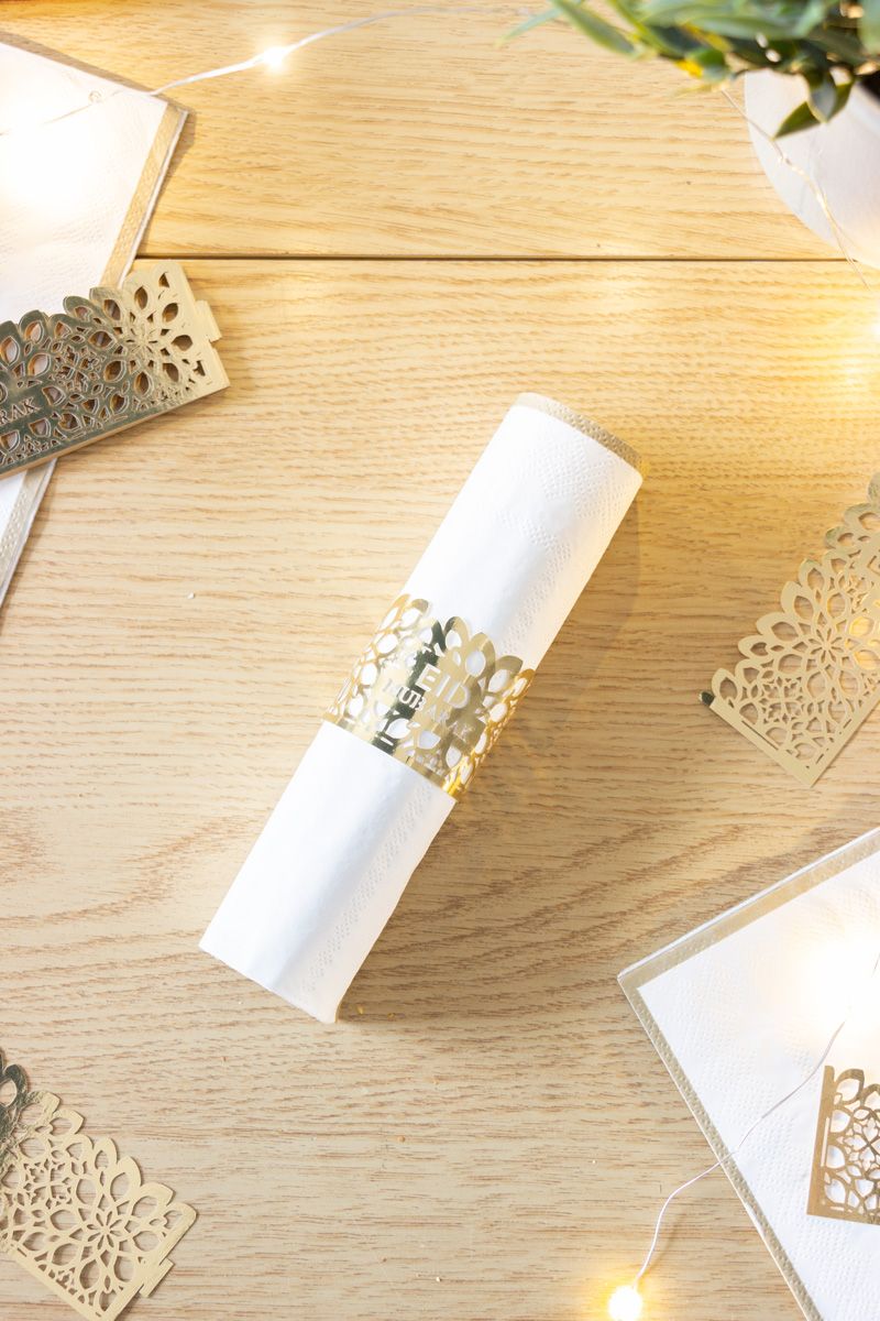 Eid Mubarak Napkin Rings (Pack of 8)