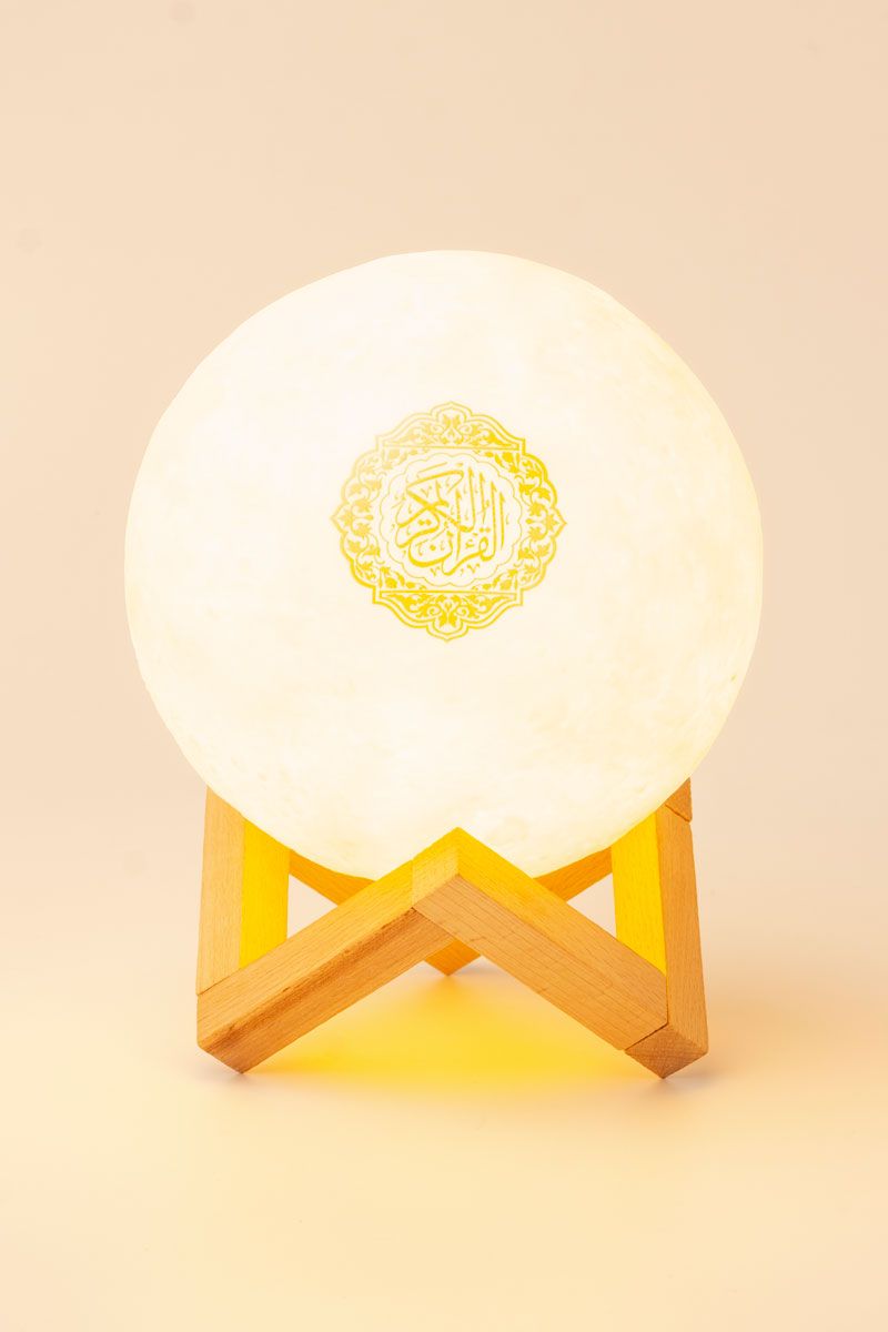Quran Speaker Moon Lamp with Remote