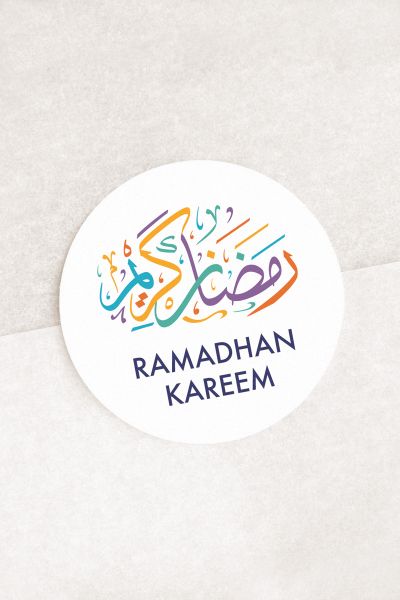 Ramadhan Kareem 45mm Stickers (Sheet of 24)
